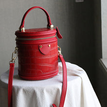 Load image into Gallery viewer, 2022 Lady Fashion Bags Bucket Handbags Genuine Cow Leather Cross Shoulder Bags Tote 4411