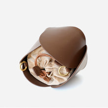 Load image into Gallery viewer, Lady Designer Style Bucket Bags 2022 New Handbags Luxury Real Leather Shoulder Bag For Women Floral Handle 4410