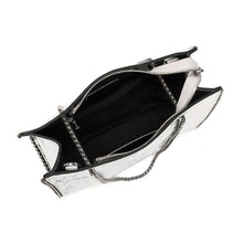 Load image into Gallery viewer, Women New Arrivals Genuine Cow Leather Bags Lady Luxury Handbags Fashion Shoulder Bags Silver Color Tote 4376