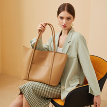 Load image into Gallery viewer, 2022 Spring New Arrivals Women Large Capacity Tote Bags Lady Luxury Real Leather Hand Bags Shoulder Bags 4367