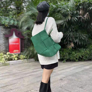 Lady Stylish Leather Bags 2022 New Women Cow Nubuck Leather Large Capacity Tote Shoulder Bags 4354