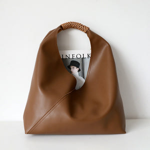 Women Big Capacity Leather Bags Fashion Handbags Totes Lady Genuine Leather Underarm Bags 4401