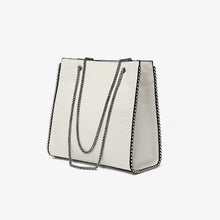 Load image into Gallery viewer, Women New Arrivals Genuine Cow Leather Bags Lady Luxury Handbags Fashion Shoulder Bags Silver Color Tote 4376