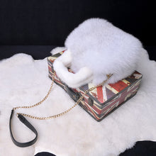 Load image into Gallery viewer, Women&#39;s Full Pelt Fur Bags Fox Fur Fashion Handbags Lady Casual Totes Mink Luxury Street Shoulder Bags 7968