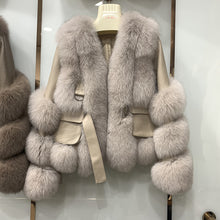 Load image into Gallery viewer, Women&#39;s Genuine Sheepskin Leather Jackets Winter Thick Warm Overcoats