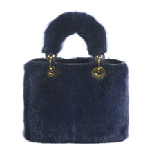 Load image into Gallery viewer, Women&#39;s Luxury Real Mink Fur Hand Bags Fashion Style Lady Tote Lovely Natural Fur Handbag 8919