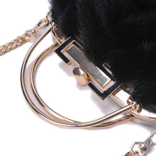 Load image into Gallery viewer, Women&#39;s Mink Fur Handbags Soft Clutch Bag Luxury Evening Bags Chain Crossbody Bags Fashion Female Elegant Clip Purse Bag 8802
