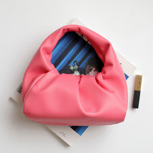 2022 Spring Autumn Women's Real Leather Handbags Designer Bags Genuine Leather Underarm Bag Folds Luxury 4360